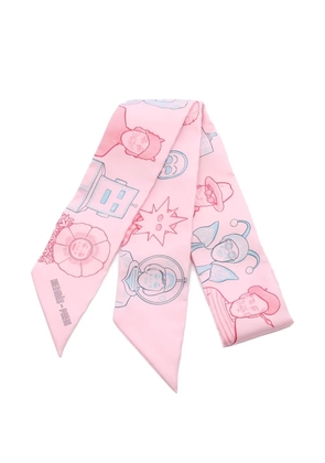 Hermès Pre-Owned 2020 Dress Code twilly scarf - Pink