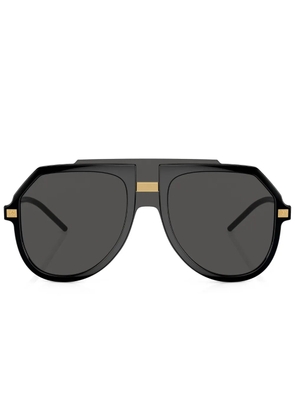 Dolce & Gabbana Eyewear round-frame tinted sunglasses - Black
