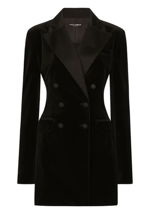 Dolce & Gabbana Turlington velvet blazer - Black