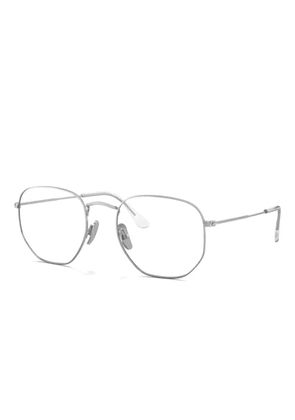 Ray-Ban geometric-frame glasses - Silver