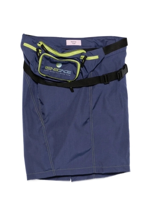 Martine Rose bumbag short skirt - Blue