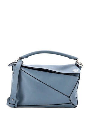 Loewe Pre-Owned Puzzle Bag Leather Medium shoulder bag - Blue