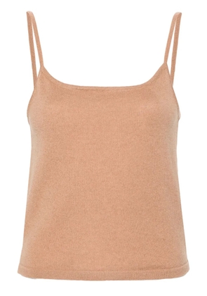 Teddy Cashmere Rapallo cashmere tank top - Brown