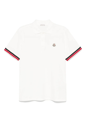 Moncler shortsleeved polo shirt - White