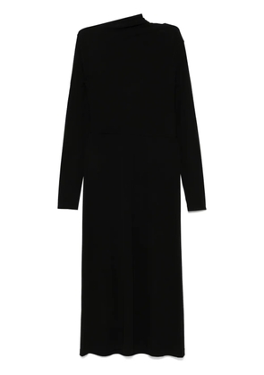 TOTEME draped jersey dress - Black