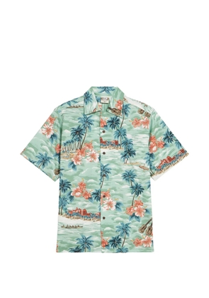 Fortela Fiji printed cotton shirt - Green