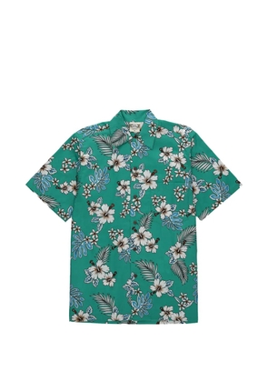 Fortela tropical-print short-sleeve shirt - Green