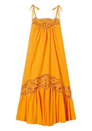 TWINSET woven cotton dress - Yellow