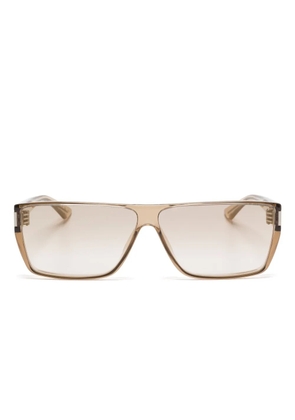 Saint Laurent Eyewear rectangle-frame sunglasses - Brown
