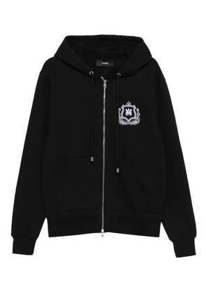 AMIRI MA Crest zip-up hoodie - Black