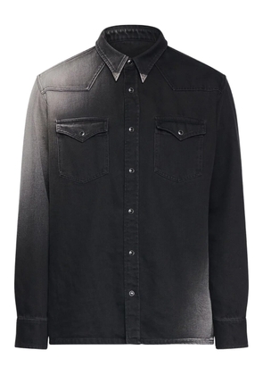 MM6 Maison Margiela ombre denim shirt - Black
