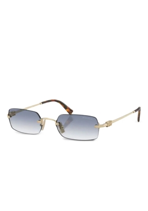 Miu Miu Eyewear rectangle-frame sunglasses - Gold