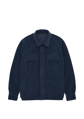 Fortela corduroy pockets overshirt - Blue
