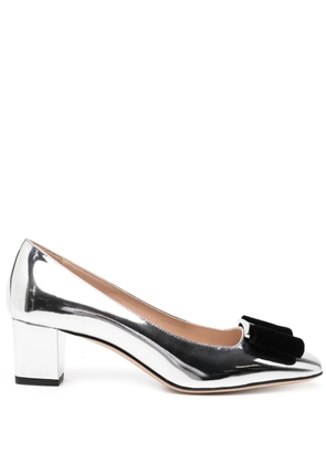 TOM FORD 55mm bow pumps - Silver
