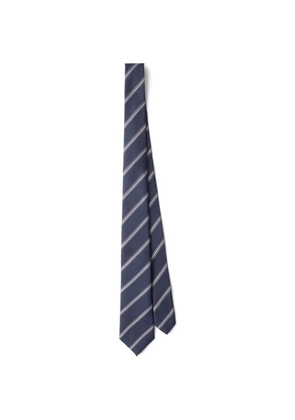 Prada striped tie - Blue