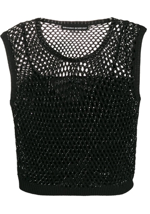 Ermanno Scervino Crystal tank - Black