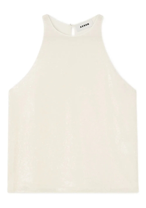 AERON Lucia sequined top - Neutrals