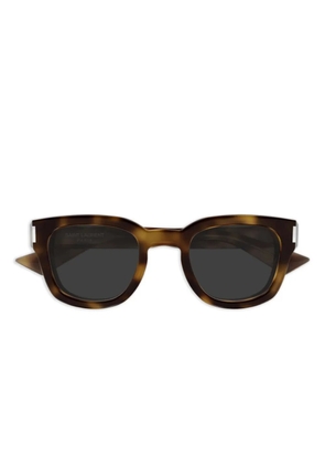 Saint Laurent Eyewear square sunglasses - Brown