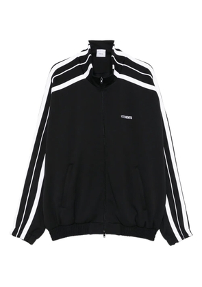 VETEMENTS striped jacket - Black
