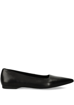 VAGABOND Hermine pointed-toe leather ballet flats - Black