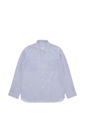 Fortela patch-pockets shirt - Blue