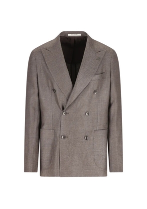 Tagliatore double-breasted jacket - Brown