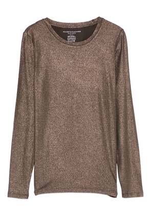 Majestic Filatures long-sleeve round-neck top - Brown