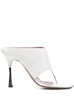 Paris Texas Lorena thong heel sandals - White