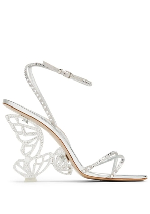 Sophia Webster Paloma 100mm leather sandals - Silver