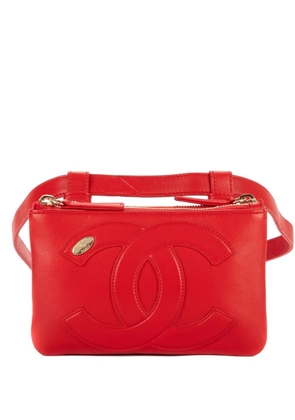 CHANEL Pre-Owned leather belt bag - Red