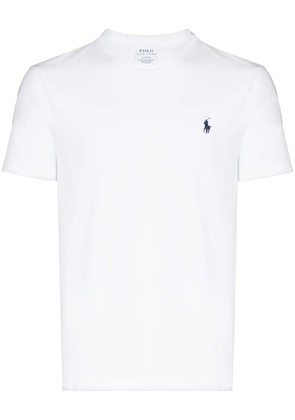 Polo Ralph Lauren embroidered-logo cotton T-shirt - White