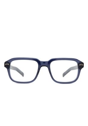 Montblanc rectangle-frame glasses - Blue