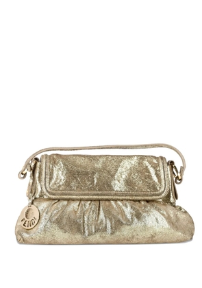 Fendi Pre-Owned Chef metallic shoulder bag - Gold