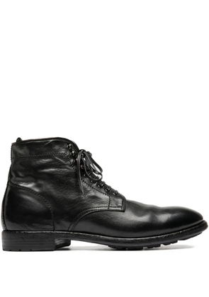 Officine Creative Prince lace-up leather boots - Black