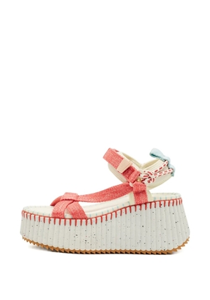 Chloé Pre-Owned Nama crisscross sandals - Pink