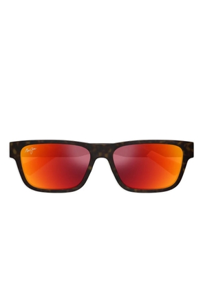 Maui Jim MJ0628S tortoiseshell square-frame sunglasses - Brown