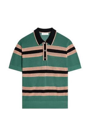 DRIES VAN NOTEN striped polo shirt - Green
