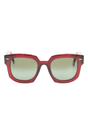 Ahlem square-frame sunglasses - Red