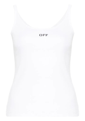 Off-White Off Stamp stretch-cotton tank top
