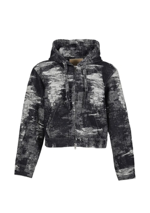 Taakk zip-up hooded jacket - Black