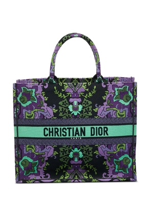 Christian Dior Pre-Owned embroidered large tote bag - Black