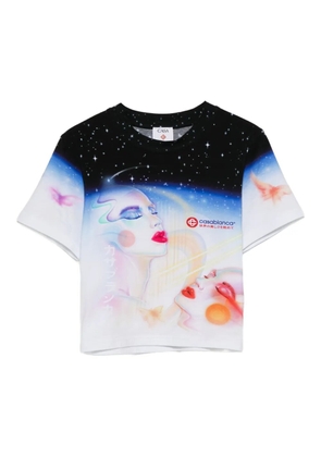 Casablanca cosmic-print T-shirt - White