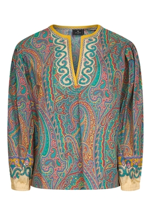 ETRO paisley-print blouse - Green