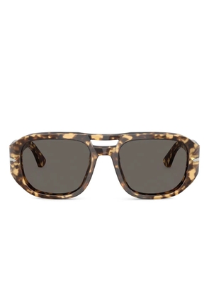 Persol geometric-frame sunglasses - Brown