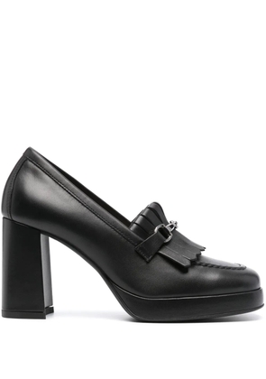 NeroGiardini 95mm leather pumps - Black