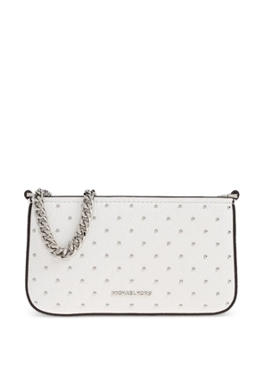Michael Michael Kors studded shoulder bag - White