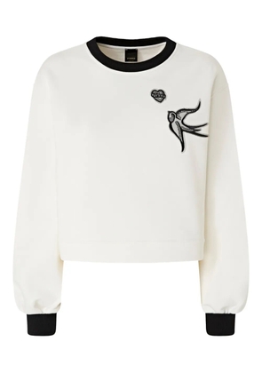PINKO crew-neck sweatshirt - White