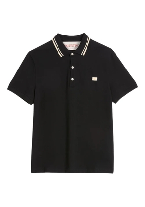 Valentino Garavani VLogo Signature polo shirt - Black