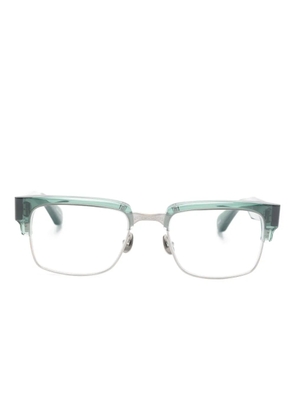 Matsuda rectangle-frame glasses - Green