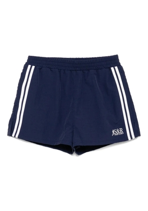 Sporty & Rich SR Runner track short - Blue